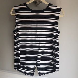 Athleta Workout Striped Tank sz S
